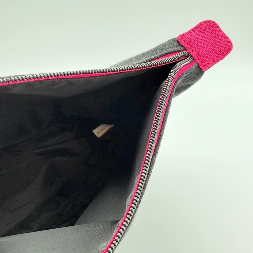 Redken More Power To You‎ Black Canvas Cosmetic Makeup Bag Travel Pouch NWT